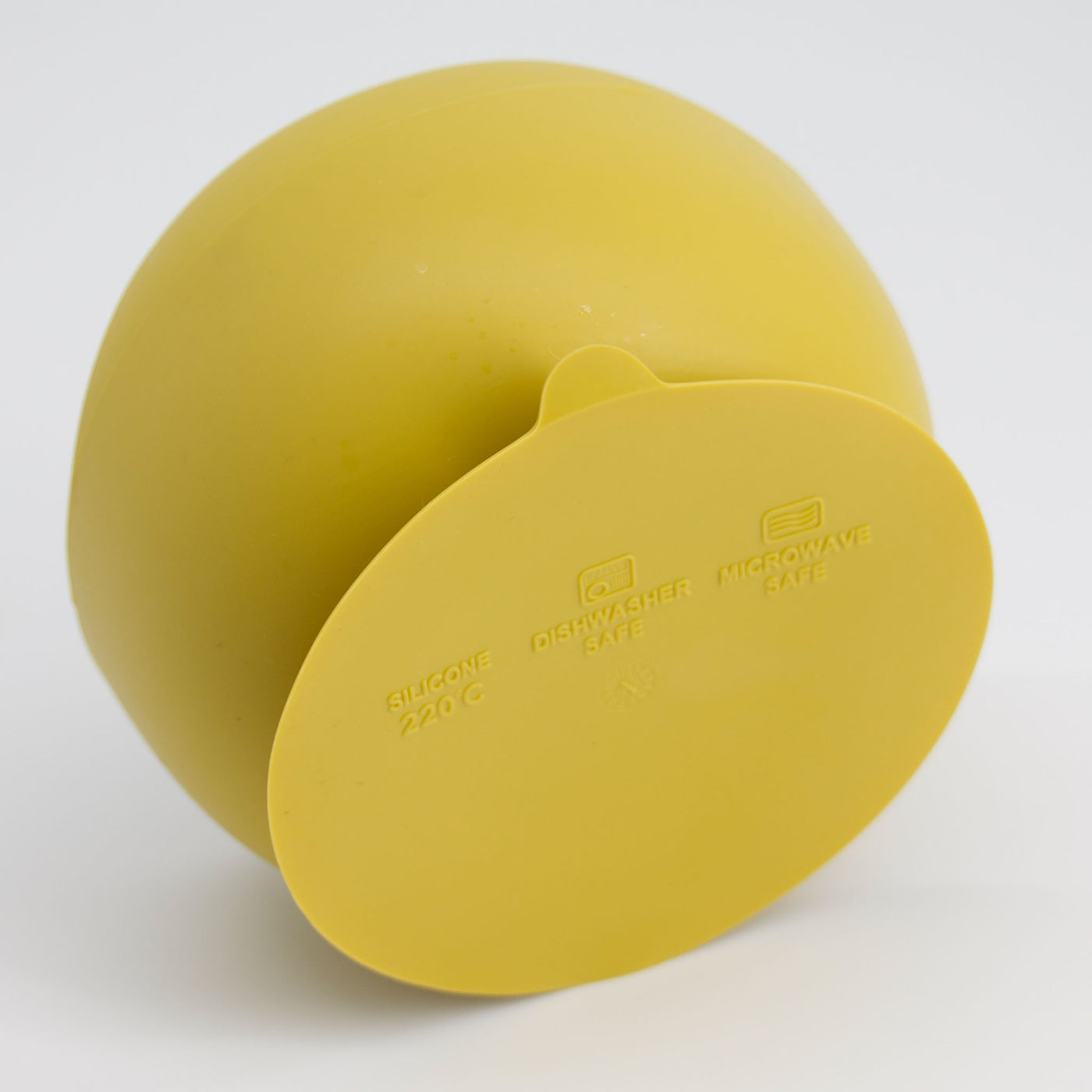 Yellow Eats Silicone Bowl