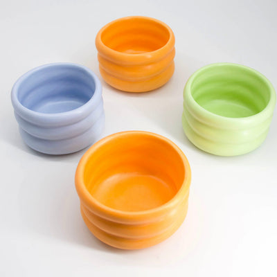 Ceramic Wiggle Cup - Tangerine