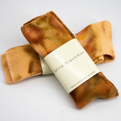 Bamboo Socks in Red Wood