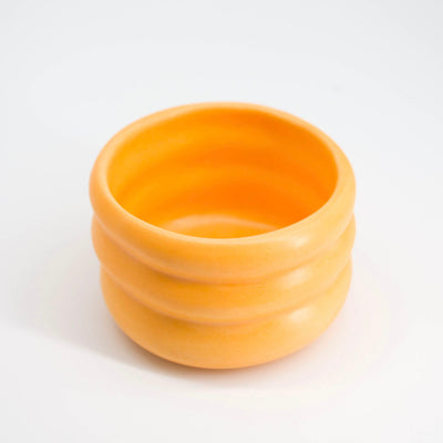 Ceramic Wiggle Cup - Tangerine