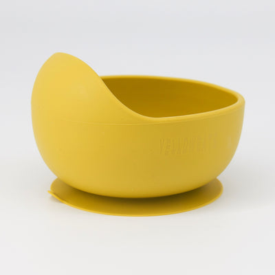 Yellow Eats Silicone Bowl