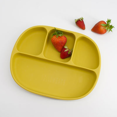 Yellow Eats Silicone Suction Plate